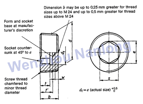 DIN 906 - Hexagon Socket Pipe Plugs